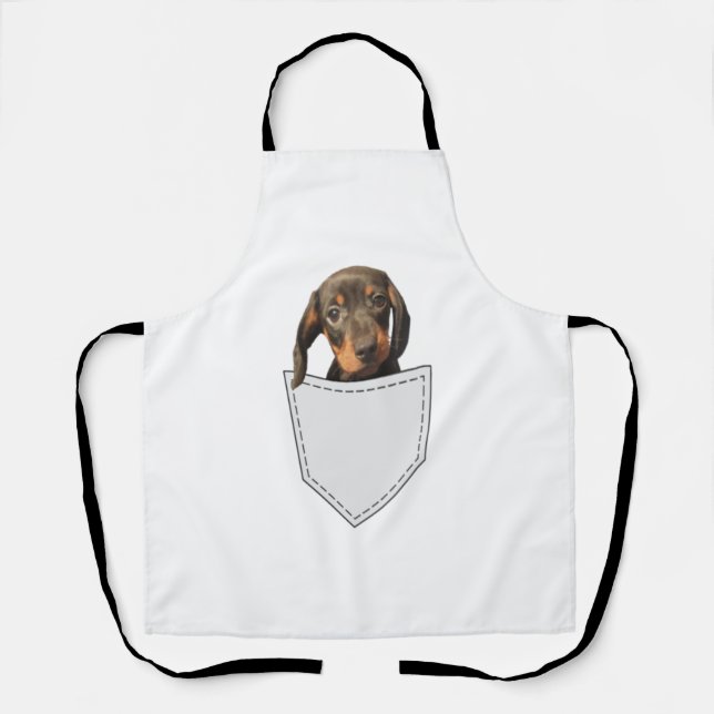 Pocket Dog Dachshund  Apron (Front)