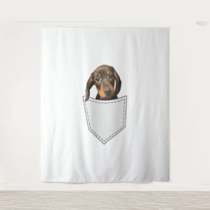 Pocket Dog Dachshund Tapestry