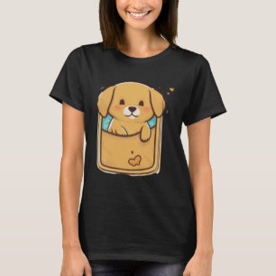 Pocket Dog Golden Retriever Dog in your Pocket  2 T-Shirt