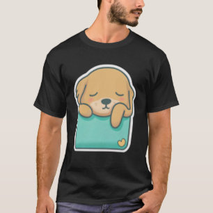 Pocket Dog Golden Retriever Dog in your Pocket 5 T-Shirt