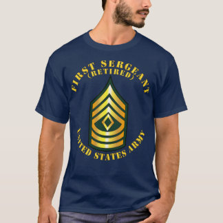 POCKET First Sergeant 1SG Retired T-Shirt