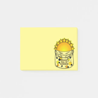 Pocket Full of Sunshine Post-it Notes