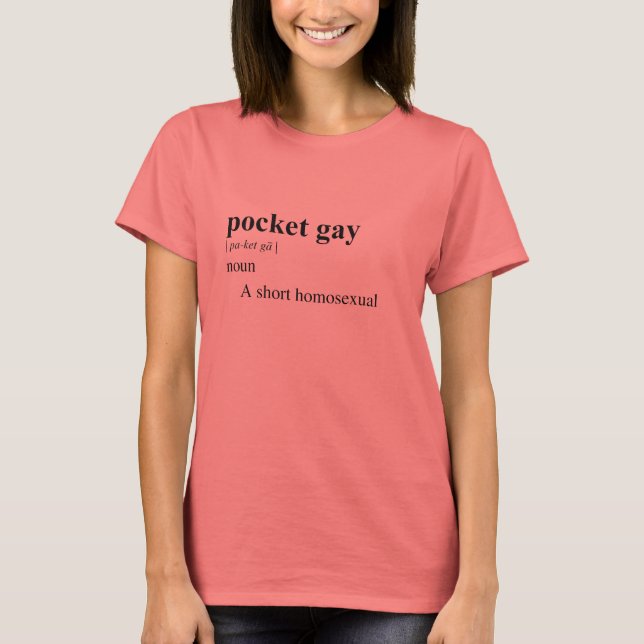 POCKET GAY T-Shirt (Front)