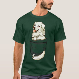 Pocket Great Pyrenees Dog  T-Shirt