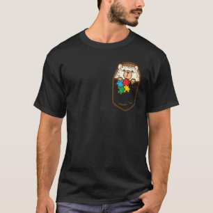 Pocket Hedgehog Puzzle Cute Autism Awareness Men W T-Shirt