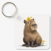 Pocket Hug Capybara Keyring