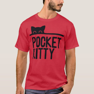 Pocket Kitty Minimalist by Tobe Fonseca T-Shirt