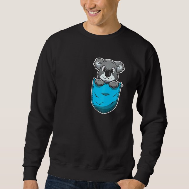 Pocket Koala Bear Sweatshirt (Front)