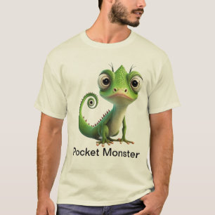 Pocket Komodo Dragon – Fearlessly Cute Reptile T-Shirt