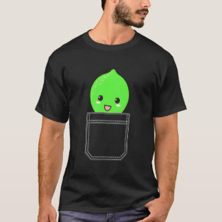 Pocket Lime Peeking Out Lime T-Shirt