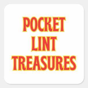 Pocket Lint Treasures Square Sticker