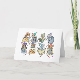 Pocket Mice Birthday Card