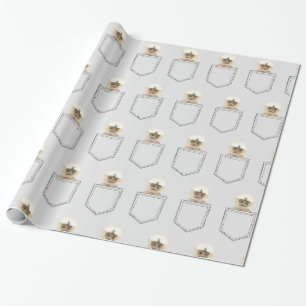 Pocket Monkey Art Wrapping Paper