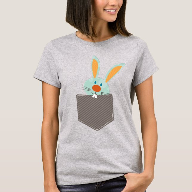 POCKET PALS :: Bunny Rabbit 2 T-Shirt (Front)
