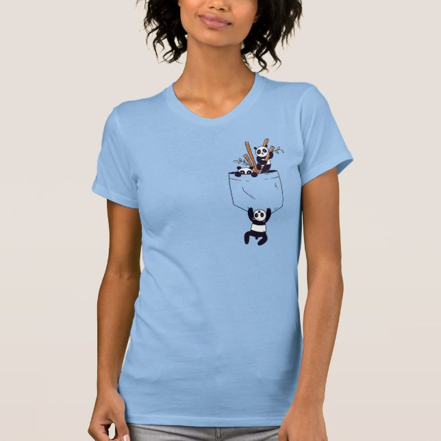 Pocket Pandas T-Shirt (Front)