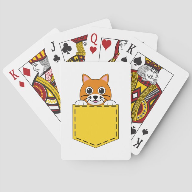 Pocket Pet Cat Playing Cards (Back)