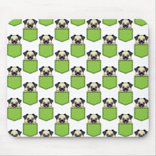Pocket Pet Dog Pattern Mouse Mat