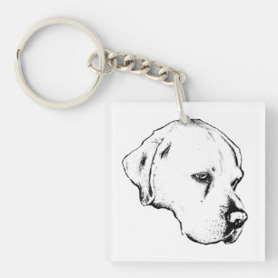Pocket profile charm key ring