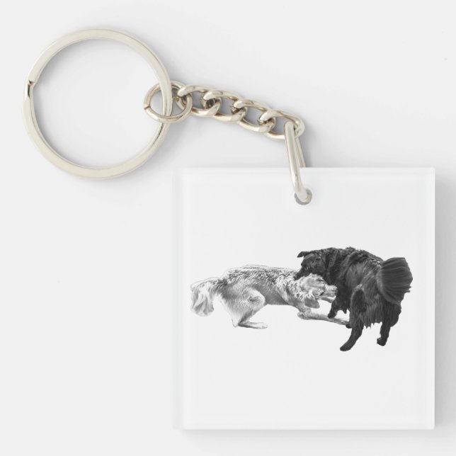 Pocket Pugs, Shaded Delight Key Ring (Front)