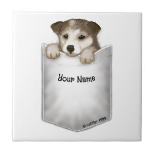 Pocket Puppy Dog  Tile