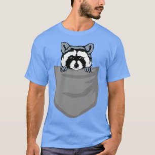 Pocket Racoon for a Funny Racoon in your Pocket T-Shirt