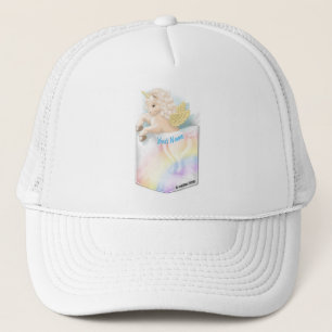 Pocket Rainbow Unicorn Trucker Hat