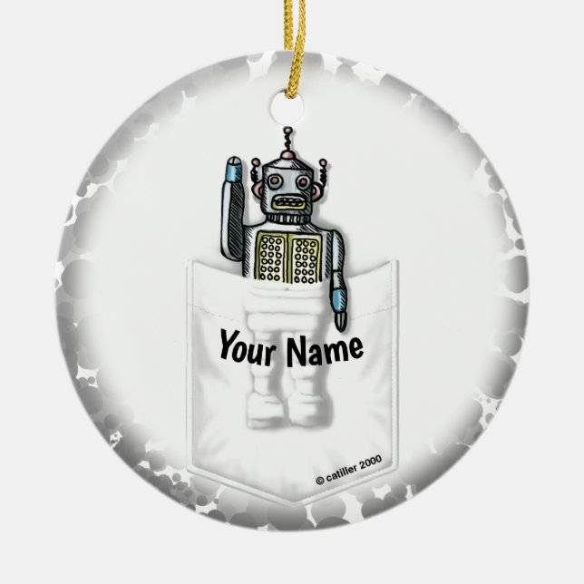 Pocket Robot  ornament (Front)