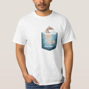 Pocket Seahorse  T-Shirt