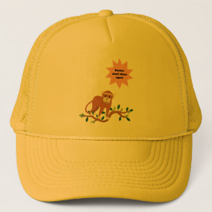 Pocket-size chaos agent trucker hat