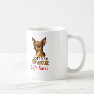 Pocket-Sized Powerhouse Chihuahua, Custom Mug