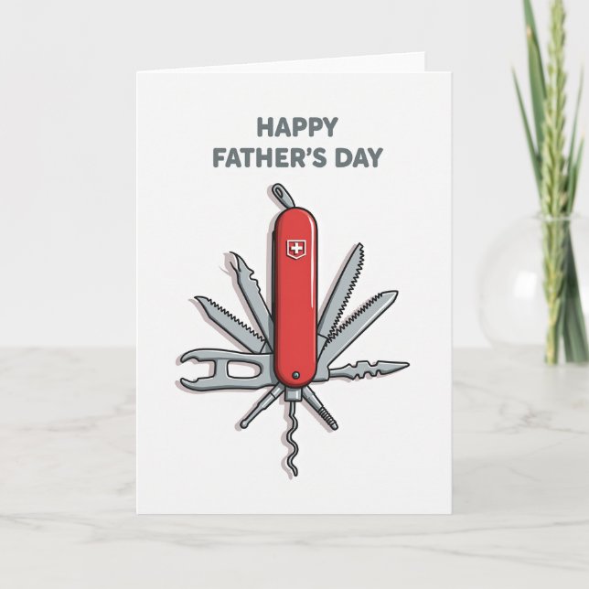 Pocket Tool Fathers Day Card (Front)