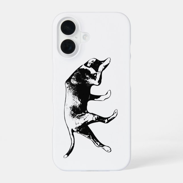 Pocket Tracker – Sleek Sniffer iPhone 16 Case (Back)