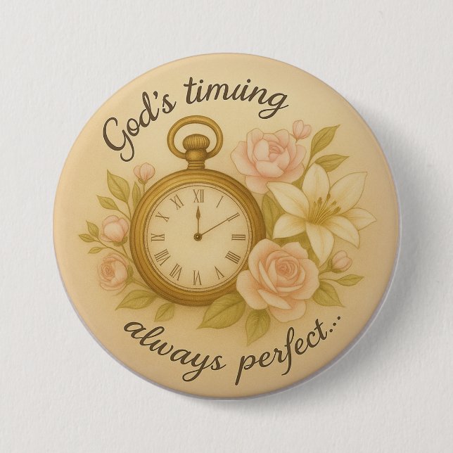 Pocket-watch  Button Design... (Front)