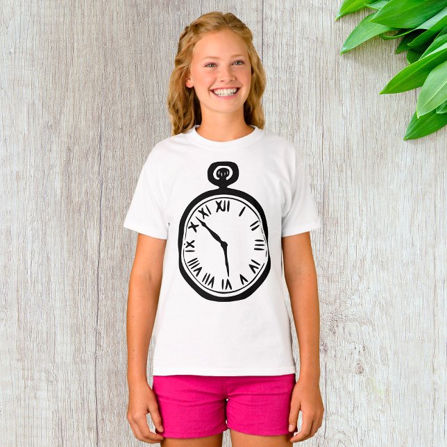 Pocket Watch Girls T-Shirt (Creator Uploaded)