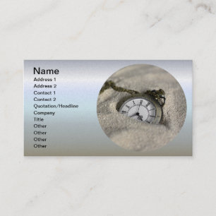 Pocket Watch  - The Sands of Time Business Card