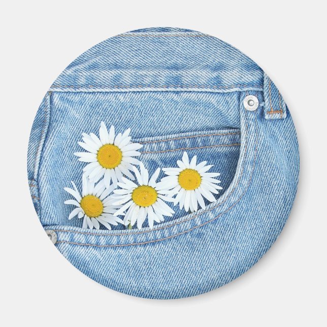 Pocketful of daisies magnet (Front)