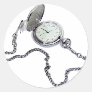 PocketWatchOpen040509 Classic Round Sticker