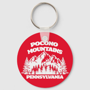 Pocono Mountains Pennsylvania Key Ring