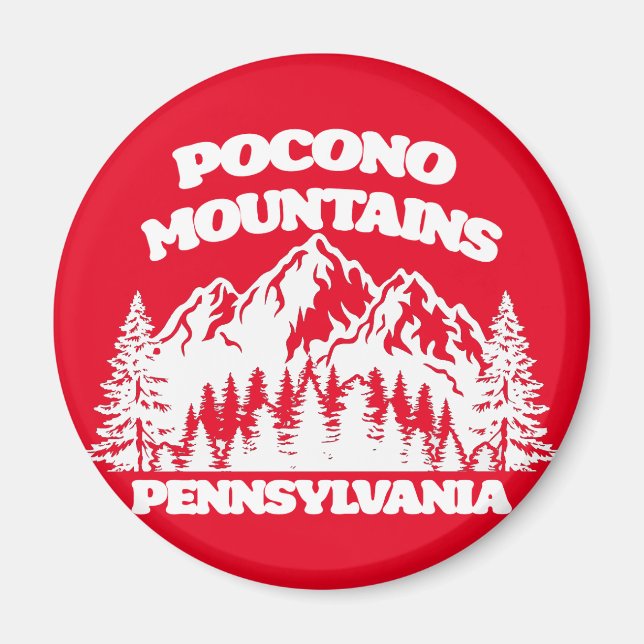 Pocono Mountains Pennsylvania Magnet (Front)