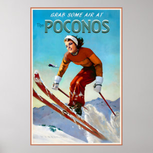 Pocono Mountains Pennsylvania Marilyn Monroe Poster