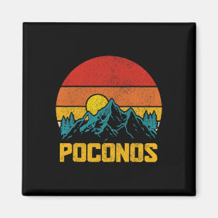 Pocono Mountains Poconos Pennsylvania Hiking Vinta Magnet