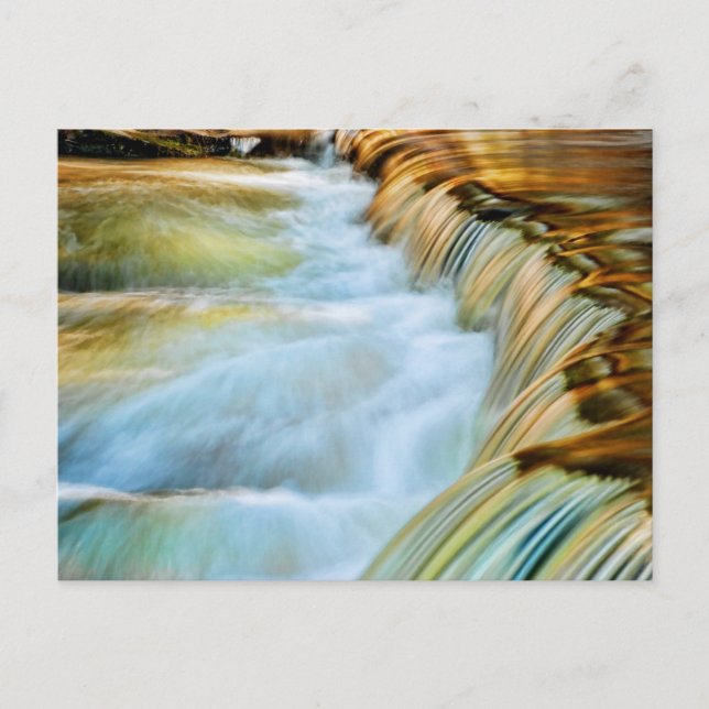 Poconos Waterfall Postcard (Front)