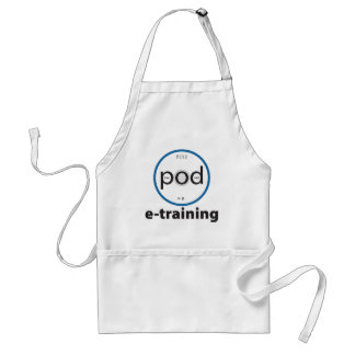 pod-e-training Basic White Utility Apron