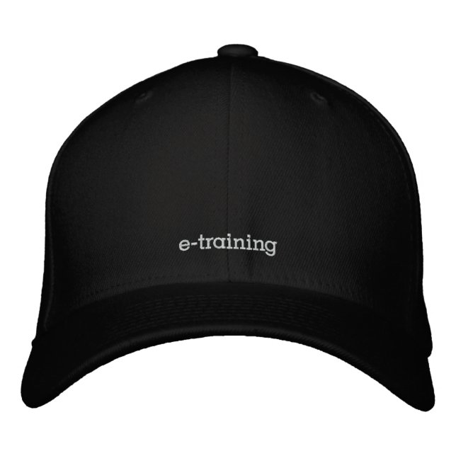 pod-e-training Black Wool Baseball Cap (Front)