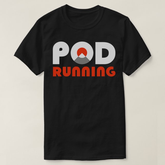 Pod Running Trail and Ultra Running Coach T-Shirt (Design Front)