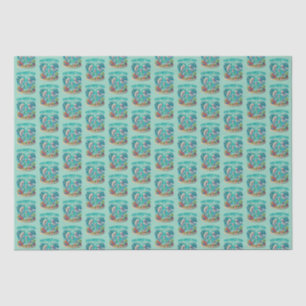 "Pod Sweet Pod" Whale Family Tissue Paper