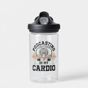 Podcast Content Creators Radio Show Podcasting Water Bottle