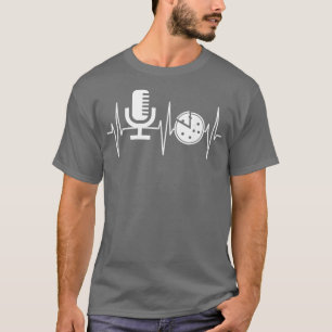 Podcast Funny Pizza Lover Podcasting Podcaster T-Shirt