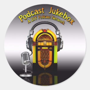 Podcast Jukebox Logo Sticker
