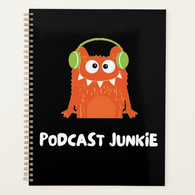 Podcast junkie planner (Front)
